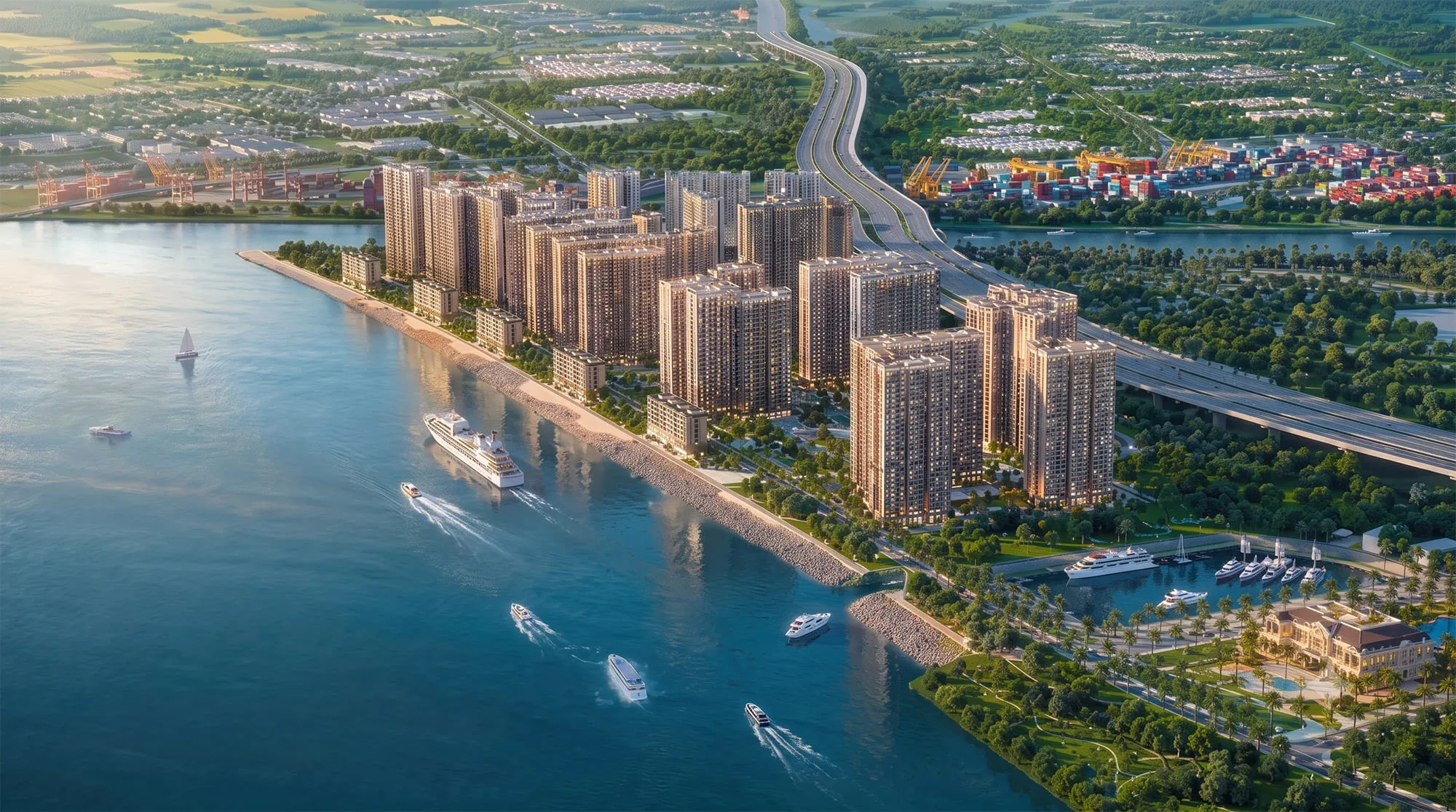 Phối cảnh tòa căn hộ chung cư Vinhomes King Park