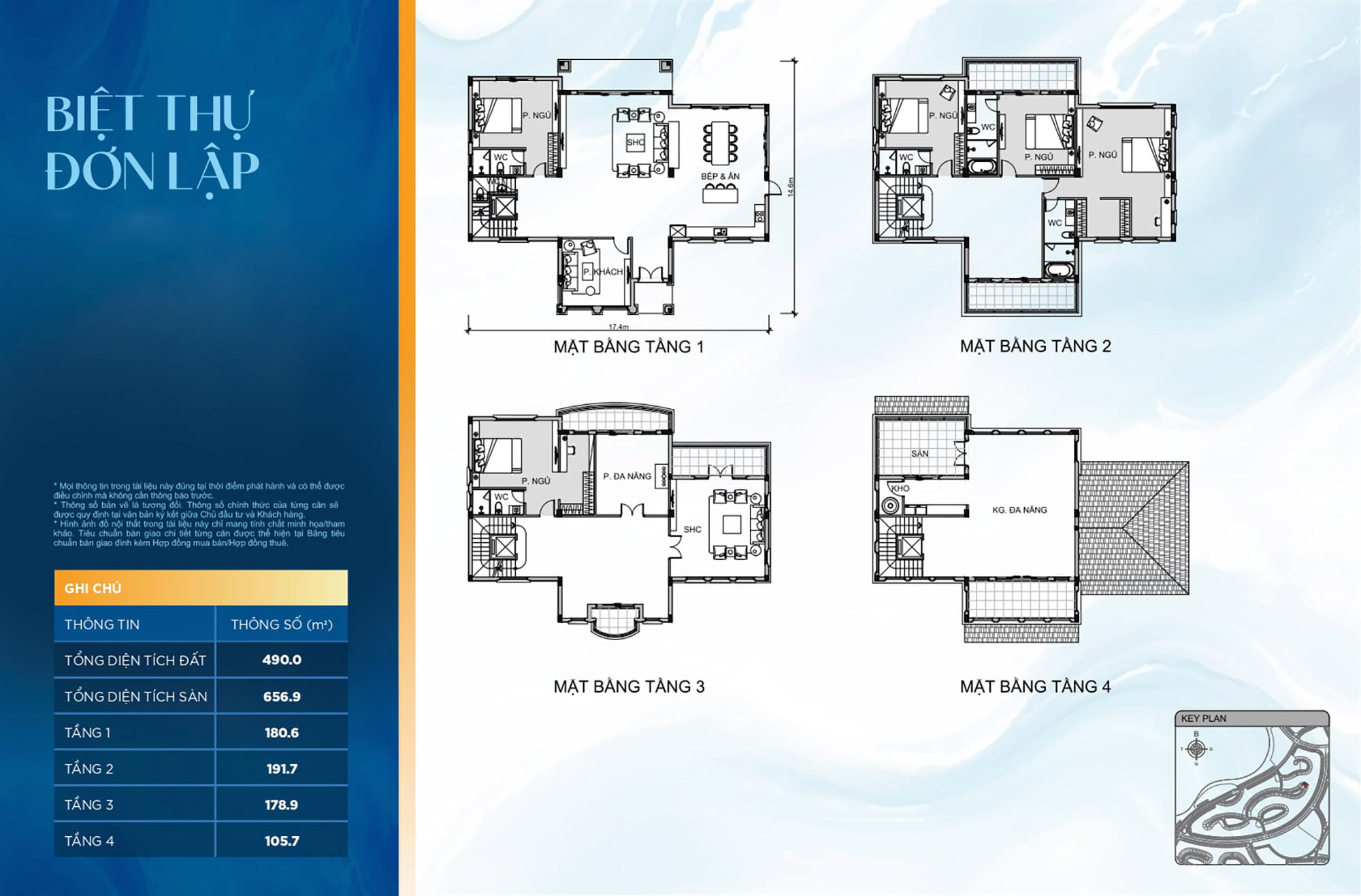 Layout biệt thự đơn lập Vinhomes King Park