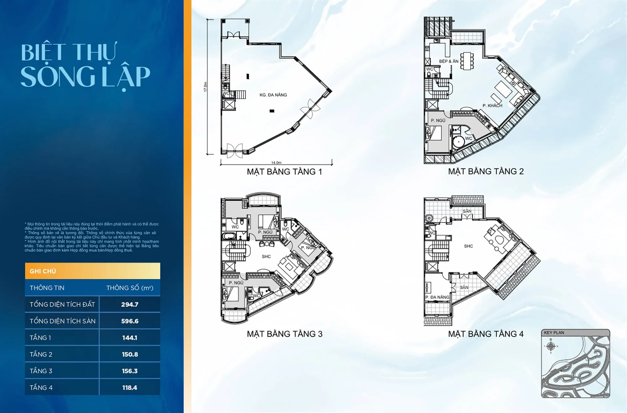 Layout căn góc biệt thự song lập tại Vinhomes King Park